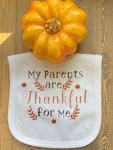 "Thankful" Bib