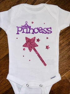 Princess Wand Onesie