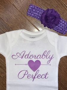 "Adorably Perfect" Onesie